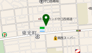 ブルボン洋菓子店の地図画像