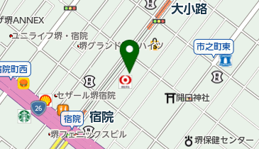 株式会社ウインライフ大阪南エリア支店の地図画像