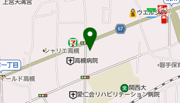 古曽部風の子保育園の地図画像