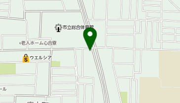 くすりの青山の地図画像