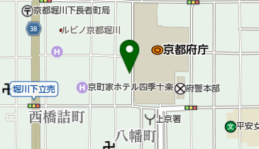 京都地方税機構 申告センターの地図画像