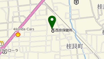 京都市役所 保健福祉局 医療衛生推進室 医療衛生センター 西京医療衛生の地図画像