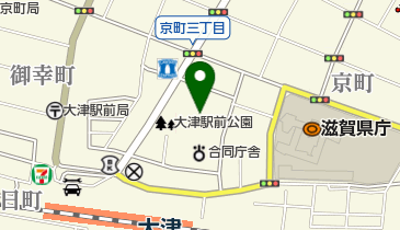 大津地方裁判所 民事部 受付センター 受付係の地図画像