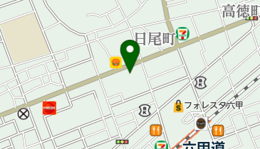 愛菜六甲店の地図画像