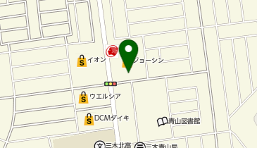 ヘアースタジオIWASAKI兵庫三木店の地図画像