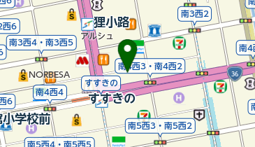 まいど南4条店の地図画像