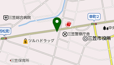 みかさ子ども発達支援センターかざぐるまの地図画像