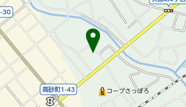 クリーニングもも登別美園店の地図画像