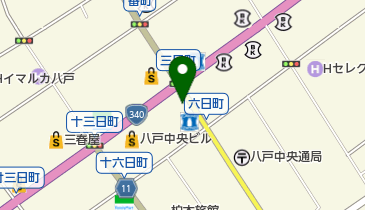 メンズTBC八戸店の地図画像