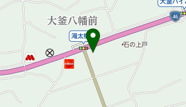 かつ壱大釜店の地図画像