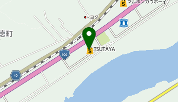 アミューズメント田岡倶楽部の地図画像