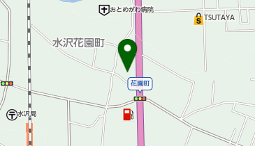 ギフトのたつのや水沢店の地図画像