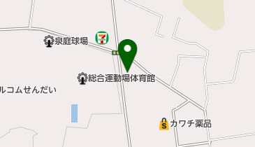 鶏一番仙台泉店の地図画像