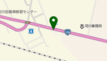 理髪店ピースの地図画像