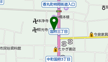 こどもサークル石岡の地図画像