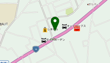 カーショップゴットの地図画像