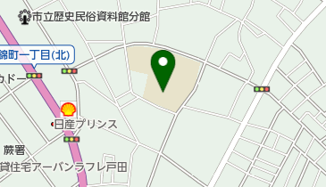 蕨市役所 教育委員会 教育センターの地図画像