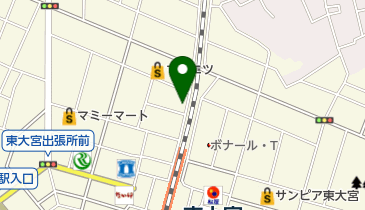 彩家東大宮の地図画像
