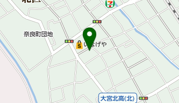 森と青の地図画像