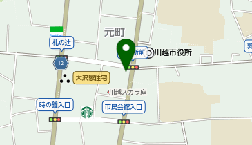 グリンコーヒーの地図画像