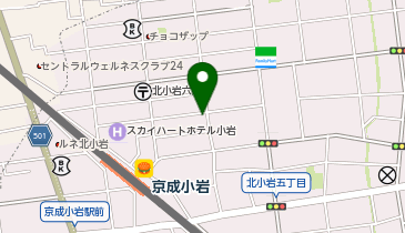 なごみの家北小岩の地図画像