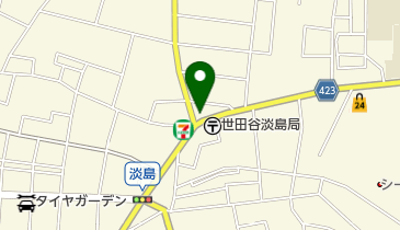 ダイヤモンドアイズ代沢店の地図画像
