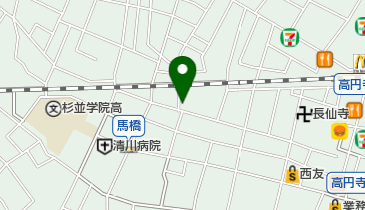 カメリアキッズ高円寺園の地図画像