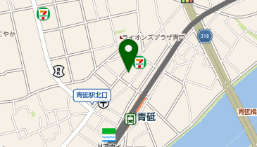 石戸珠算学園青砥教室の地図画像