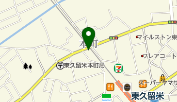 囲碁サロンあづまの地図画像