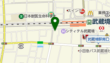 カジュアルゴルフスクール武蔵境の地図画像