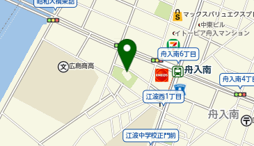 舟入神社の地図画像