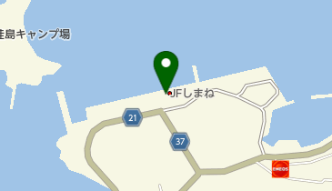 島根半島・宍道湖中海ジオパーク松江ビジターセンターの地図画像