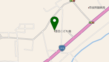 真庭市役所 サポートあいの地図画像