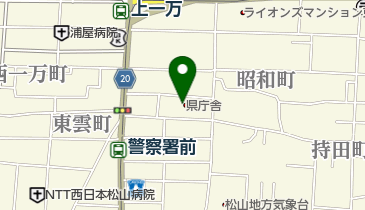 中予保健所の地図画像