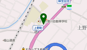 ユタカ保険代理店豊川の地図画像
