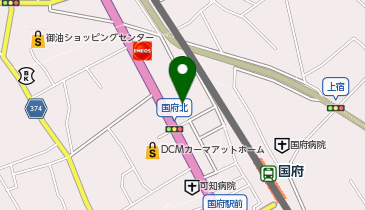 MACARONクリーニング ドンキホーテユニー国府店の地図画像