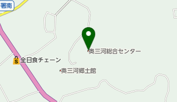 レストラン山河の地図画像