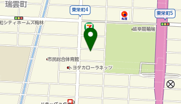 岐阜乗合自動車株式会社 団体営業支店の地図画像