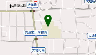 岩倉市役所 岩倉南小学校放課後児童クラブの地図画像