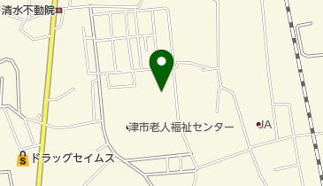 津市役所 福祉施設・福祉関係施設 社会福祉事業団事務局の地図画像
