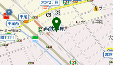 るりいろ保育園平尾の地図画像