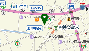 サンクスラボ・久留米オフィスの地図画像