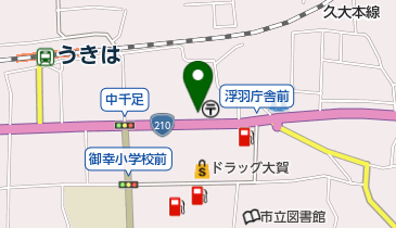 かどやクリーニング千足店の地図画像