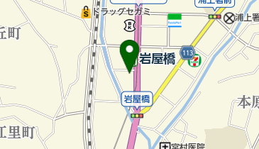 岩屋橋小柳鍼灸整骨院の地図画像