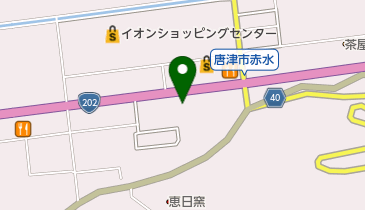 唐津鏡メモリードホールの地図画像