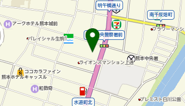 AIGパートナーズ株式会社熊本支店の地図画像