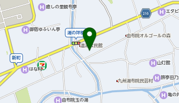 天地庵由布院はなれの地図画像