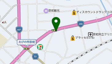 洋服お直しオレンジの地図画像