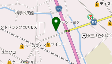 こさか整骨院の地図画像