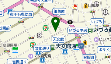 ワインショップドゥジェームの地図画像